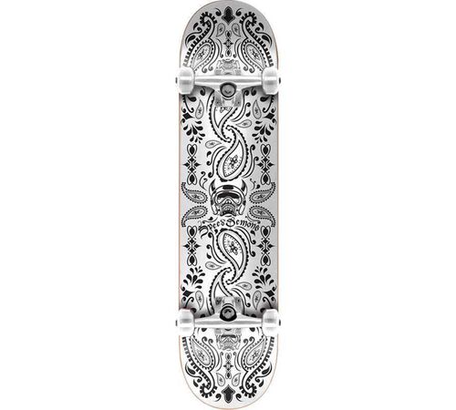 SPEED DEMONS Bandana Complete Skateboard 7.75'' - Μαύρο/Λευκό
