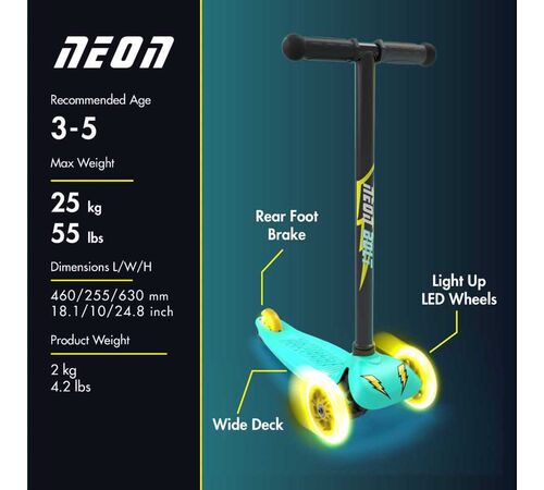 Yvolution Neon Bolt Πατίνι - Πράσινο