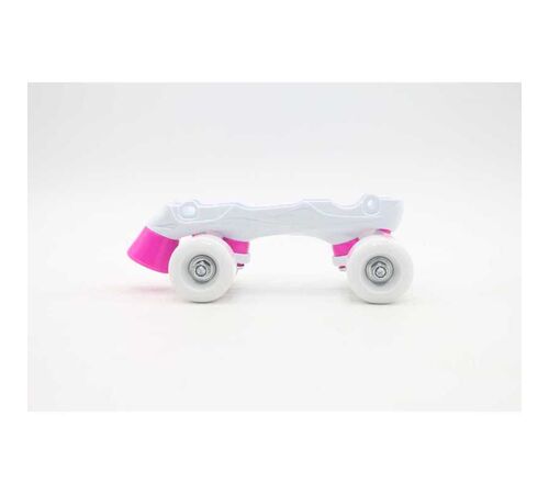 Αθλοπαιδιά Αυξομειούμενα Inline/Roller Skates/Παγοπέδιλα, 3 σε 1, για Κορίτσια Χρώμα (Φούξια), Μέγεθος (26-29)
