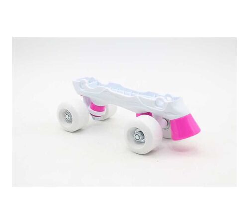 Αθλοπαιδιά Αυξομειούμενα Inline/Roller Skates/Παγοπέδιλα, 3 σε 1, για Κορίτσια Χρώμα (Φούξια), Μέγεθος (26-29)