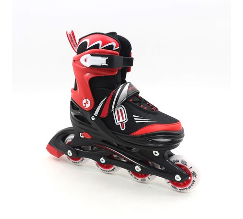 ΑΘΛΟΠΑΙΔΙΑ Αυξομειούμενα Inline/Roller Skates/Παγοπέδιλα, 3 σε 1, για Αγόρια Χρώμα (Κόκκινο), Μέγεθος (38-41)