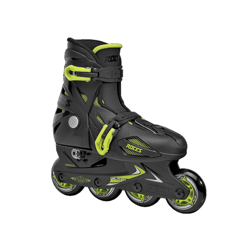 ROCES Orlando III Αυξομειούμενα Inline Πατίνια - Μαύρο/Lime Χρώμα (Μαύρο-Λάιμ), Μέγεθος (25-29)