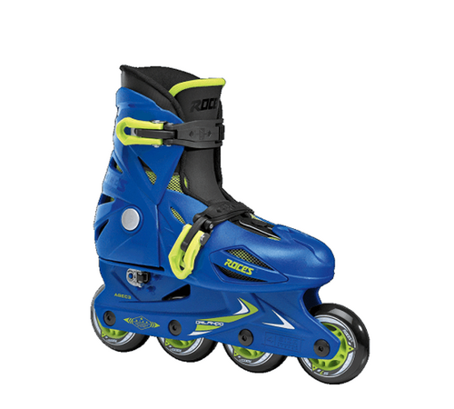 ROCES Orlando III Αυξομειούμενα Inline Πατίνια - Μπλε/Lime Χρώμα (Μπλε-lime), Μέγεθος (36-40)