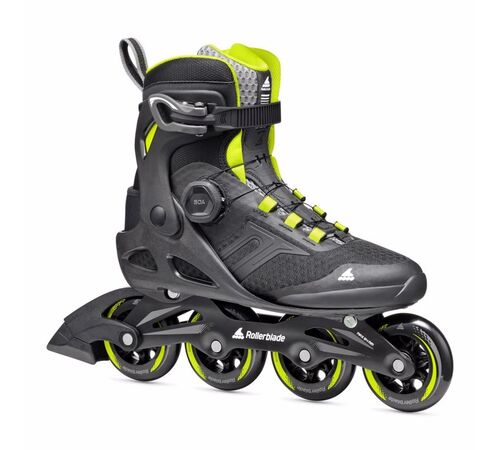 ROLLERBLADE Macroblade 84 BOA Πατίνια - Black/Lime Χρώμα (Μαύρο), Μέγεθος (42)