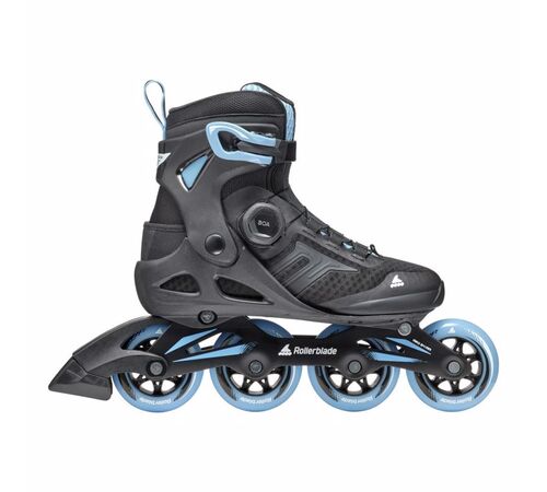 ROLLERBLADE Macroblade 84 BOA W Πατίνια - Black/Powder Blue Χρώμα (Μαύρο), Μέγεθος (40.5)