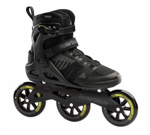 ROLLERBLADE Macroblade 110 3WD Πατίνια - Black/Lime Χρώμα (Μαύρο), Μέγεθος (42.5)