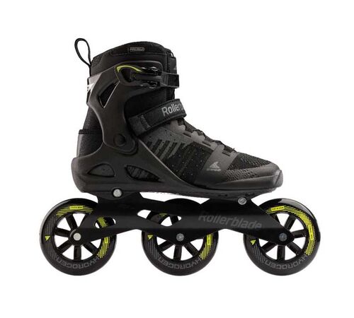 ROLLERBLADE Macroblade 110 3WD Πατίνια - Black/Lime Χρώμα (Μαύρο), Μέγεθος (42.5)