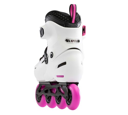 ROLLERBLADE Apex G Παιδικά Ρυθμιζόμενα Πατίνια - Λευκό/Ροζ Χρώμα (Λευκό-Ροζ), Μέγεθος (33-36)