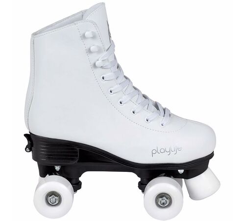 PLAYLIFE Classic White Αυξομειούμενα Roller Skates Χρώμα (Λευκό), Μέγεθος (39-42)