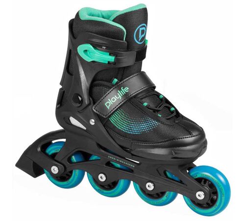 PLAYLIFE Joker Blue Sky Combo Αυξομειούμενα Πατίνια Χρώμα (Μαύρο-Μπλε), Μέγεθος (34-37)