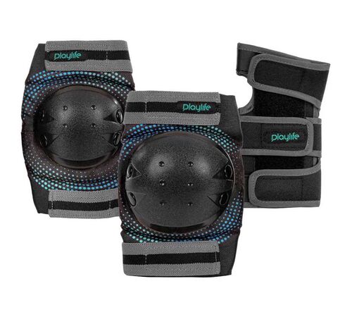 PLAYLIFE Joker Blue Sky Combo Αυξομειούμενα Πατίνια Χρώμα (Μαύρο-Μπλε), Μέγεθος (34-37)