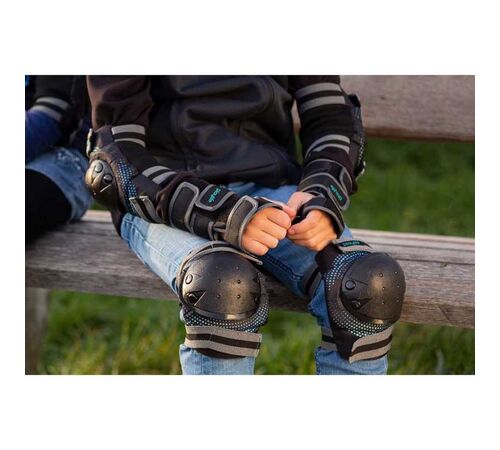 PLAYLIFE Joker Blue Sky Combo Αυξομειούμενα Πατίνια Χρώμα (Μαύρο-Μπλε), Μέγεθος (28-31)
