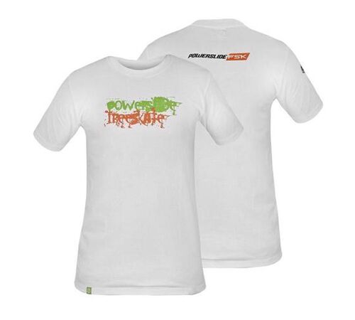 Μπλουζάκι Powerslide FREESTYLE, Λευκό Χρώμα (Λευκό), Μέγεθος (Small)