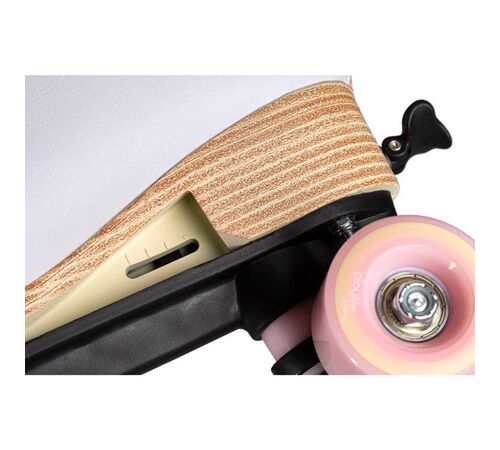 PLAYLIFE Classic Pale Rose Αυξομειούμενα Roller Skates Χρώμα (Λευκό-Ροζ), Μέγεθος (39-42)