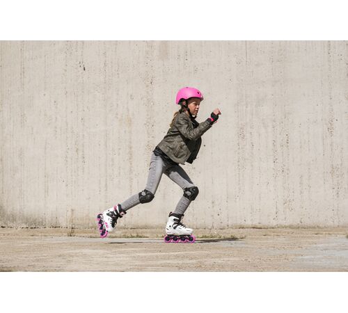 ROLLERBLADE Apex G Παιδικά Ρυθμιζόμενα Πατίνια - Λευκό/Ροζ Χρώμα (Λευκό-Ροζ), Μέγεθος (29-32)