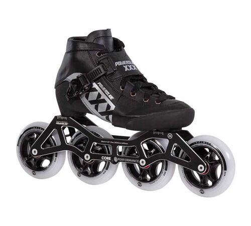 POWERSLIDE 3X Black Ρυθμιζόμενα Πατίνια - Μαύρο Χρώμα (Μαύρο), Μέγεθος (31-34)