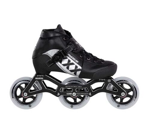 POWERSLIDE 3X Black Ρυθμιζόμενα Πατίνια - Μαύρο Χρώμα (Μαύρο), Μέγεθος (31-34)