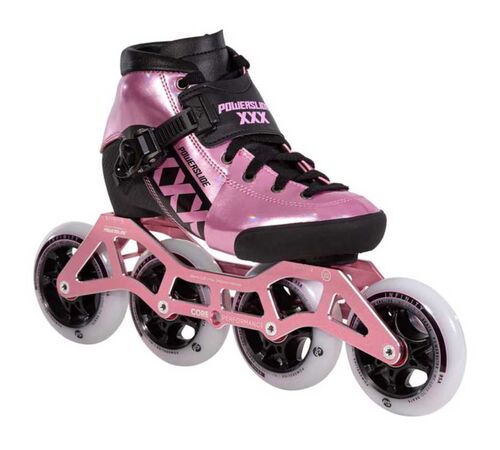 POWERSLIDE 3X Pink Ρυθμιζόμενα Πατίνια - Ροζ Χρώμα (Ροζ), Μέγεθος (31-34)