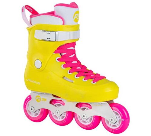 POWERSLIDE  Zoom Neon Yellow 80 Πατίνια - Κίτρινο Χρώμα (Κίτρινο), Μέγεθος (37-38)