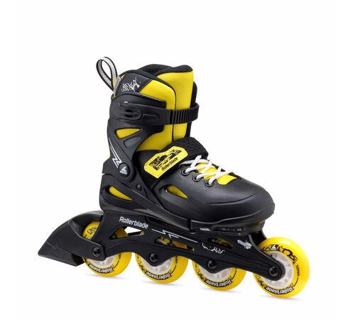 ROLLERBLADE Fury Αυξομειούμενα Πατίνια - Μαύρο/Κίτρινο Χρώμα (Μαύρο-Κίτρινο), Μέγεθος (36.5-40.5)