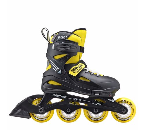 ROLLERBLADE Fury Αυξομειούμενα Πατίνια - Μαύρο/Κίτρινο Χρώμα (Μαύρο-Κίτρινο), Μέγεθος (33-38)