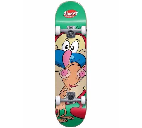 ALMOST Ren &amp; Stimpy on my Back Resin S/W Τροχοσανίδα 7.0'' - Πράσινο
