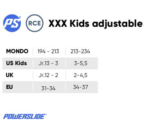 POWERSLIDE 3X Gold Αυξομειούμενα Πατίνια - Χρυσό Χρώμα (Χρυσό), Μέγεθος (31-34)