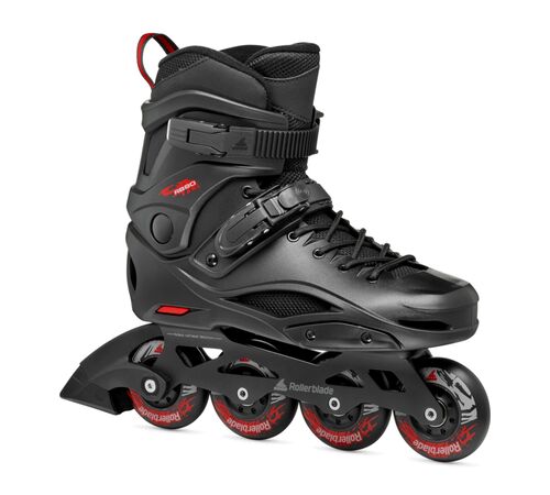 ROLLERBLADE RB 80 Πατίνια - Μαύρο/Κόκκινο Χρώμα (Μαύρο-Κόκκινο), Μέγεθος (48)