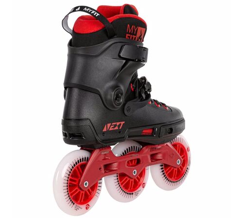 POWERSLIDE Next Black Red 110 Urban Πατίνια - Μαύρο/Κόκκινο Χρώμα (Κόκκινο), Μέγεθος (46-47)