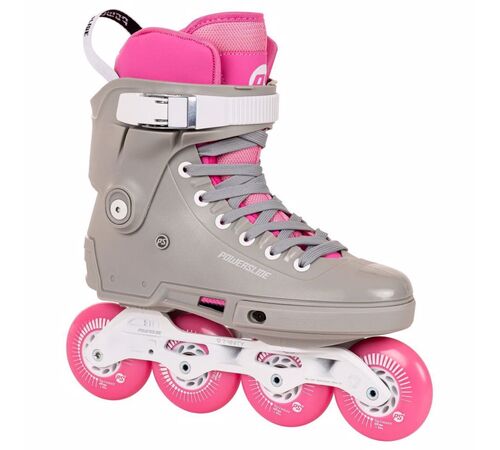 POWERSLIDE Next SL Pink 80 Urban Πατίνια - Γκρι/Ροζ Χρώμα (Γκρι-Ροζ), Μέγεθος (36-37)