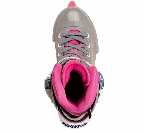 POWERSLIDE Next SL Pink 80 Urban Πατίνια - Γκρι/Ροζ Χρώμα (Γκρι-Ροζ), Μέγεθος (36-37)