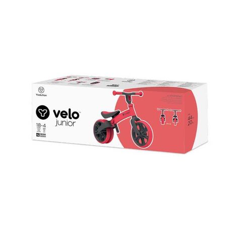 YVOLUTION Velo Junior New Ποδήλατο Ισορροπίας  - Κόκκινο