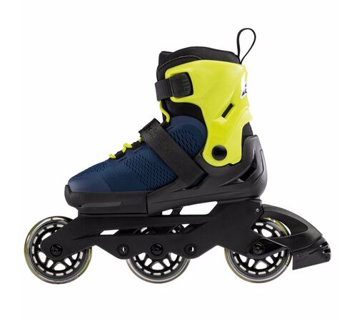 ROLLERBLADE Microblade 3WD Αυξομειούμενα Πατίνια - Blue royal/Lime Χρώμα (Μπλε-lime), Μέγεθος (36.5-40.5)
