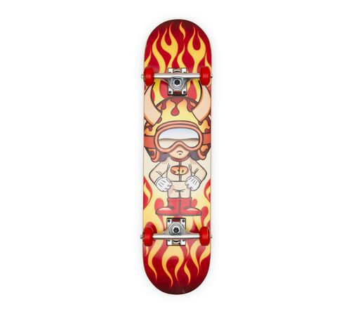SPEED DEMONS hot shot soft top complete skateboard 6.75''