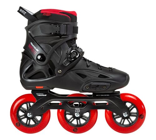 POWERSLIDE Imperial Black Red 110 Inline Skates - Μαύρο/Κόκκινο Χρώμα (Μαύρο-Κόκκινο), Μέγεθος (45-46)
