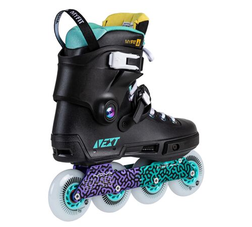 POWERSLIDE next multicolor 80 πατίνια - Μαύρο Χρώμα (Μαύρο), Μέγεθος (38-39)