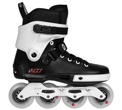 POWERSLIDE Next Core Black 80 Πατίνια Χρώμα (Μαύρο-Λευκό), Μέγεθος (36-37)