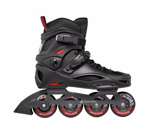 ROLLERBLADE RB 80 Πατίνια - Μαύρο/Κόκκινο Χρώμα (Μαύρο-Κόκκινο), Μέγεθος (48)