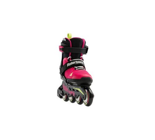 ROLLERBLADE Microblade Αυξομειούμενα Πατίνια -  Pink/Light Green Χρώμα (Ροζ), Μέγεθος (33-36.5)