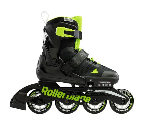 ROLLERBLADE Microblade Αυξομειούμενα Πατίνια - Black/Green Χρώμα (Πράσινο-Μαύρο), Μέγεθος (28-32)