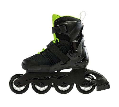 ROLLERBLADE Microblade Αυξομειούμενα Πατίνια - Black/Green Χρώμα (Πράσινο-Μαύρο), Μέγεθος (28-32)