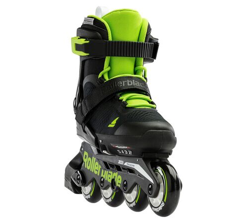 ROLLERBLADE Microblade Αυξομειούμενα Πατίνια - Black/Green Χρώμα (Πράσινο-Μαύρο), Μέγεθος (28-32)