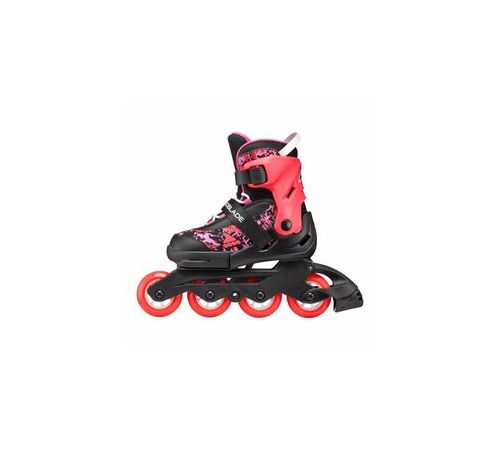 ROLLERBLADE Microblade SL Αυξομειούμενα Πατίνια - Μαύρο/Κοραλί Χρώμα (Μαύρο-Κοραλί), Μέγεθος (36.5-40.5)