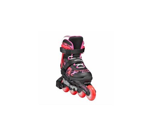 ROLLERBLADE Microblade SL Αυξομειούμενα Πατίνια - Μαύρο/Κοραλί Χρώμα (Μαύρο-Κοραλί), Μέγεθος (36.5-40.5)