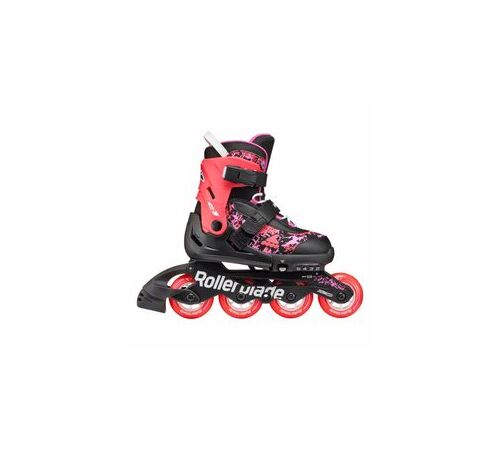 ROLLERBLADE Microblade SL Αυξομειούμενα Πατίνια - Μαύρο/Κοραλί Χρώμα (Μαύρο-Κοραλί), Μέγεθος (36.5-40.5)