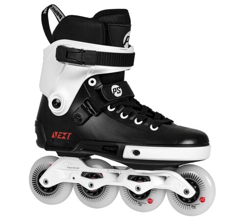 POWERSLIDE Next Core Black 80 Πατίνια Χρώμα (Μαύρο-Λευκό), Μέγεθος (36-37)