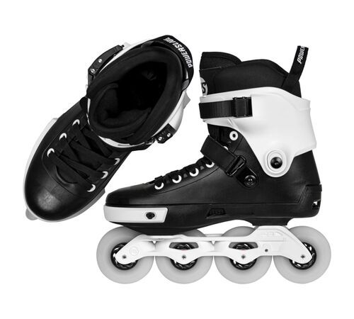POWERSLIDE Next Core Black 80 Πατίνια Χρώμα (Μαύρο-Λευκό), Μέγεθος (40-41)