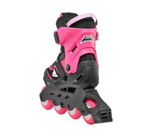 ROLLERBLADE Microblade Αυξομειούμενα Πατίνια - Μαύρο/Ροζ Χρώμα (Μαύρο-Ροζ), Μέγεθος (33-36.5)