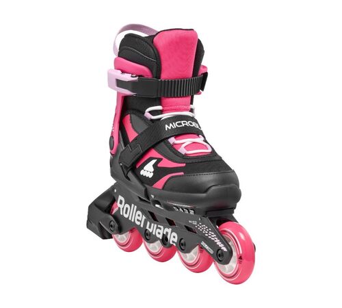 ROLLERBLADE Microblade Αυξομειούμενα Πατίνια - Μαύρο/Ροζ Χρώμα (Μαύρο-Ροζ), Μέγεθος (33-36.5)