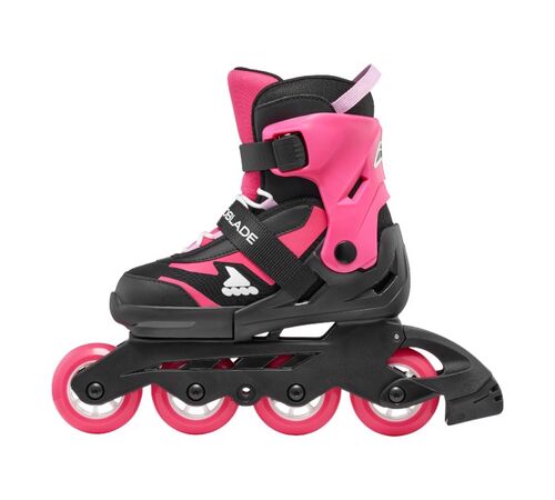 ROLLERBLADE Microblade Αυξομειούμενα Πατίνια - Μαύρο/Ροζ Χρώμα (Μαύρο-Ροζ), Μέγεθος (33-36.5)